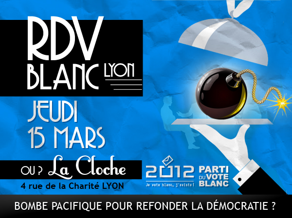 Affiche du RDV Blanc à Lyon !