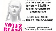 Résumé de la soirée débat sur le vote blanc.